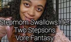Stepmom Swallows Her Two Stepsons Vore Fantasy 4k