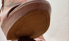 A Crushing Experience in High Heel Sandals - Shoefetish, POV and Giantess Views - Foodcrush - 4k quality