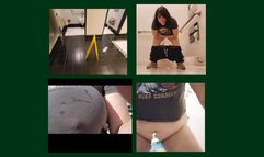 XMAS SEASON ASMR PUB TOILET PEE FEED FITTING ROOM