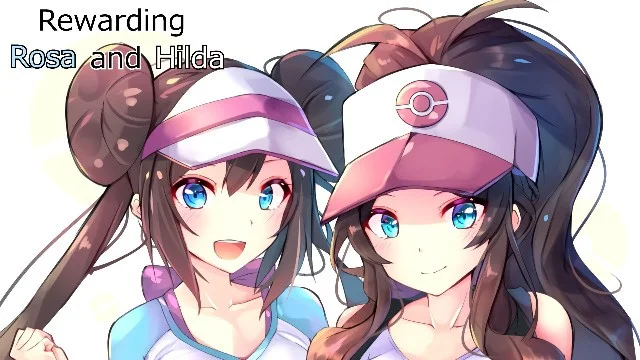 Hentai Pokemon Hilda Porn - Rewarding Rosa And Hilda -Hentai JOI Porn Video