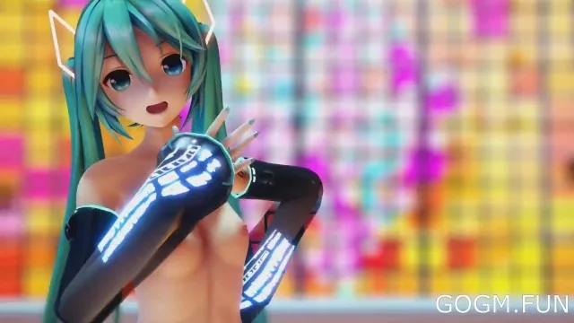 Anime Cartoon Girls Naked - Anime Girl Dancing | Hatsune Miku Naked MMD Porn Video