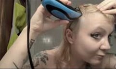 Shaving the sides of my head compilation