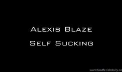 Alexis Blaze Self-Sucking