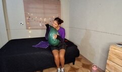 I ran so I could pop my balloons