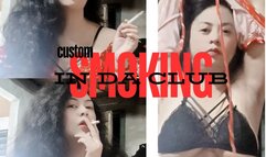 Smoking In da Club- Custom - With Music - Changing clotehs - Smoking one cork of cigarette