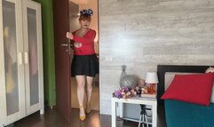 Minnie hiccups a lot