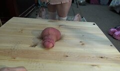 CRUSHING HIS COCK IN MY RED ESPADRILLE WEDGES CAMERA 1