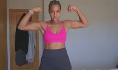 I am strong flexing fetish