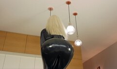 Ass Worship - Shiny Leggings On Khaleesi Ass