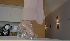 Goddess Lisa - Transparent High Heels - Full - HD 1280x720