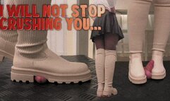 I Will Not Stop Crushing You Until I Hear the Safe Word! White Combat Socks Boots (Edited Version) - TamyStarly - Cock Balls Crush Trample, Shoejob, CBT, Bootjob, Stomping