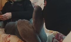 Master Feet Worship on the sofa