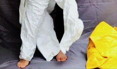 Double Hazmat Gas Mask Girl