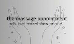 the massage appointment