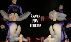 Raven POV Footjob