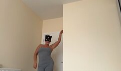 POV pee in yoga pants