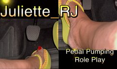 Juliette_RJ Real Pedal Pumping Role Play Driving a Hard Dick Friend Car - FOR MOBILE DEVICES USERS - WEDGE FLIP FLOPS - PEDAL PUMPING - RED PEDICURE - BBW LEGS - DIRTY LANGUAGE - REVVIG - DRIVING A FRIEND CAR ROLE PLAY - PUMP HARD - HARD DICK - PEDAL PUM