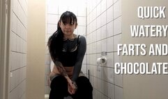 Quick Watery Farts And Chocolate