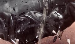 SUPERSOAKER COMPILATION - 5 MINUTES OF SQUIRTING, GUSHING SUB SLUT - SOLO PLAY