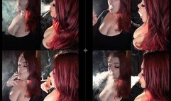 Chain Smoking Marlboros, two different views