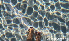 Carissa Dumond nude and underwater in the pool part 2