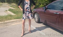 Fifi trying to drive her coworkers to lunch and she has to crank and crank her car to get it to start *new*