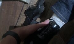 Guy steals my shoes in the restaurant