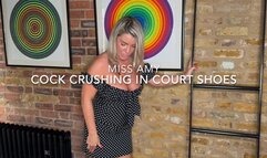 Cock Crushing In Court Shoes