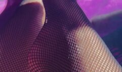 Pieds et jambes en résilles