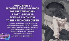 BOTH PART 1 & 2: Becoming Breeding Stock for the Xenomorph & Serving as Consort to the Xenomorph Queen