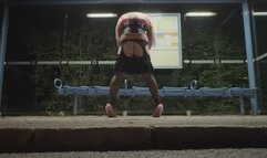 Sissy in Public at Bus Station