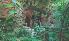 Fucked in Castle, cum in mouth, outdoor cum in hand palms