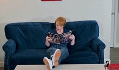 Izzy the Sitter Gets Bound, Gagged, Toe-tied and Tickled (WMV Format)