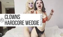 Clown Wedgies Until Panties Rip - Wedgie Jumps, Lifting, Partner Wedgie
