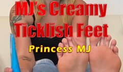 MJ's Creamy Ticklish Feet