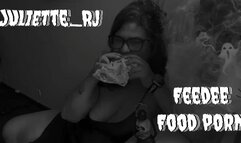 Juliette_RJ eating a Paid Halloween lunch - FOR MOBILE DEVICES USERS - FEEDERISM - EATING FOOD - MUKBANG