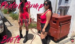 Black Boots Work Truck