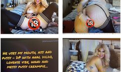 He uses every hole and then creampies me