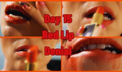 Red Lip Denial - Day 15 - Tease and Denial - a - Thon (1080 HD)