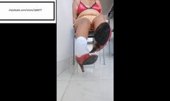 Brig_Sexi_Hot Itchy dirty socked feet in heels