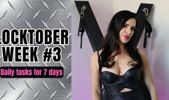 Locktober Week #3 - Daily Tasks For 7 Days