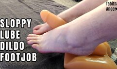 Sloppy Lube Dildo Handjob MP4