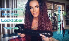 DIAPER LOSERS NEXT STEP- LOCKTOBER TASK #6 - Mistress Raven gives you a task to complete while you’re locked in chastity and bundled up in your diaper - Diaper Fetish, Chastity, Humiliation, Task