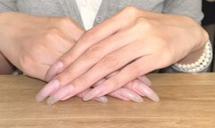 #3 - Close up tapping nails on table