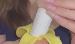 #17 - Using natural nails on toy banana