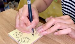 #20 - Writing with long nails