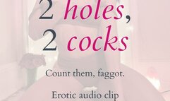 2 Holes, 2 Cocks