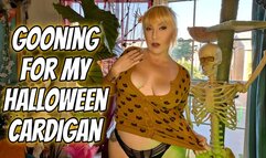 Gooning For My Halloween Cardigan