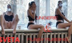 Sveta's Progress 3 - Lingerie and Pussy Rubbing
