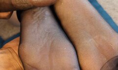 Huge Cum on Nylon Soles (4K)